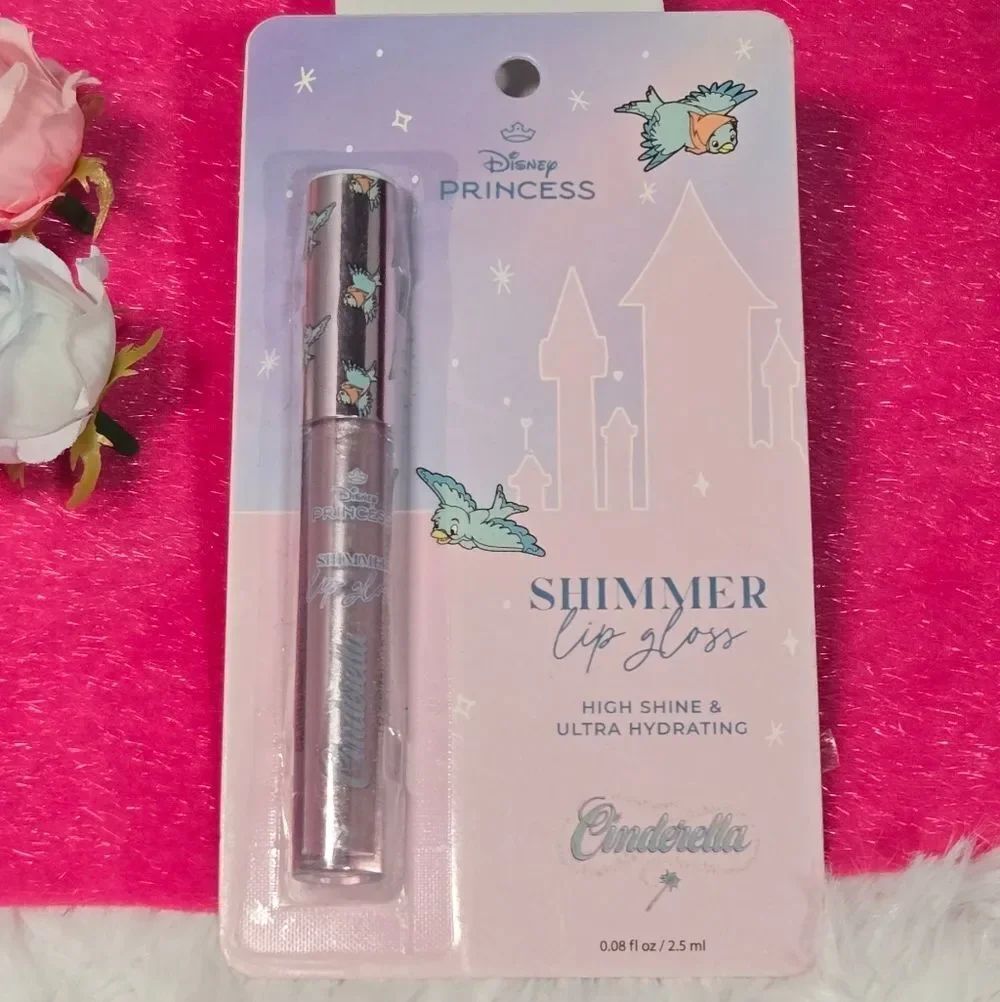 Disney Princess Shimmer Lip Gloss Cinderella Collectible Nostalgic Makeup Glam